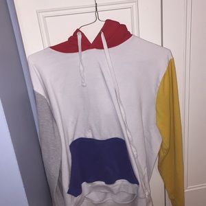 multicolor hoodie